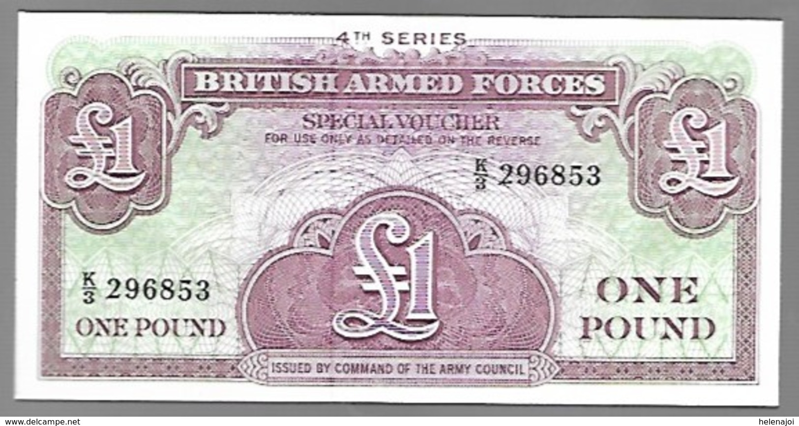 Grande Bretagne - British Armed Forces & Special Vouchers