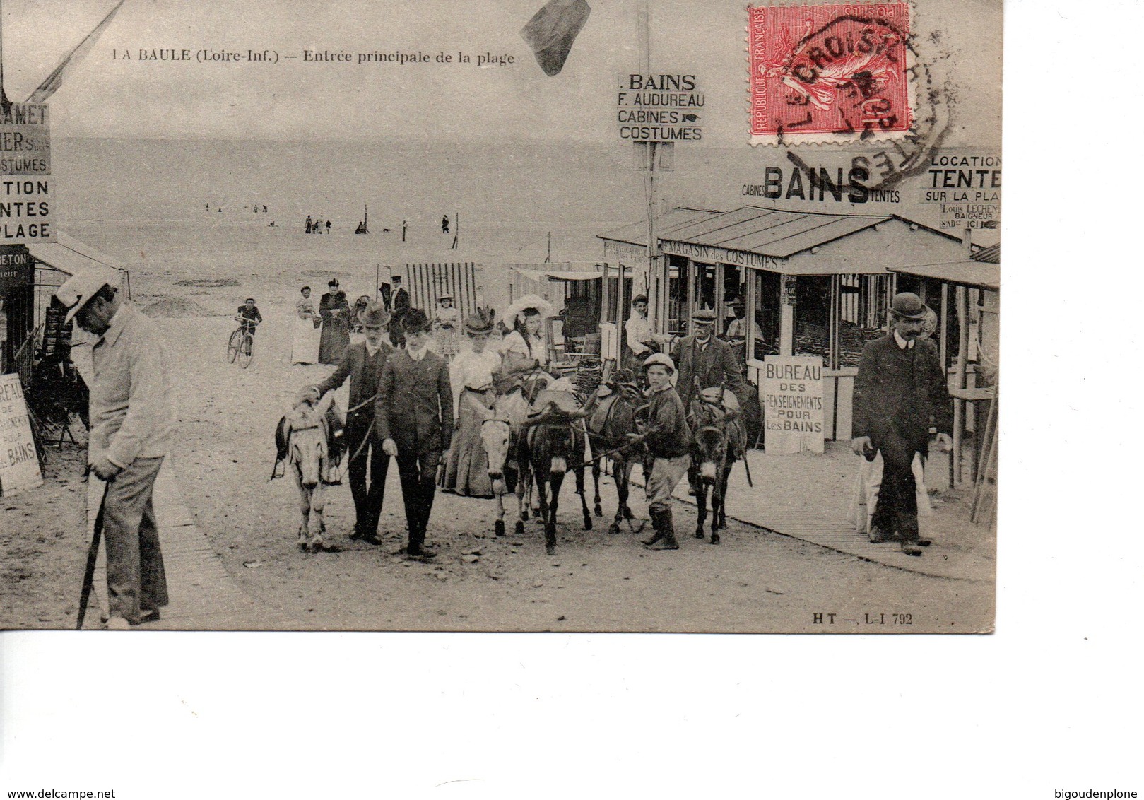 LA BAULE  Entrée Principale De La Plage - La Baule-Escoublac