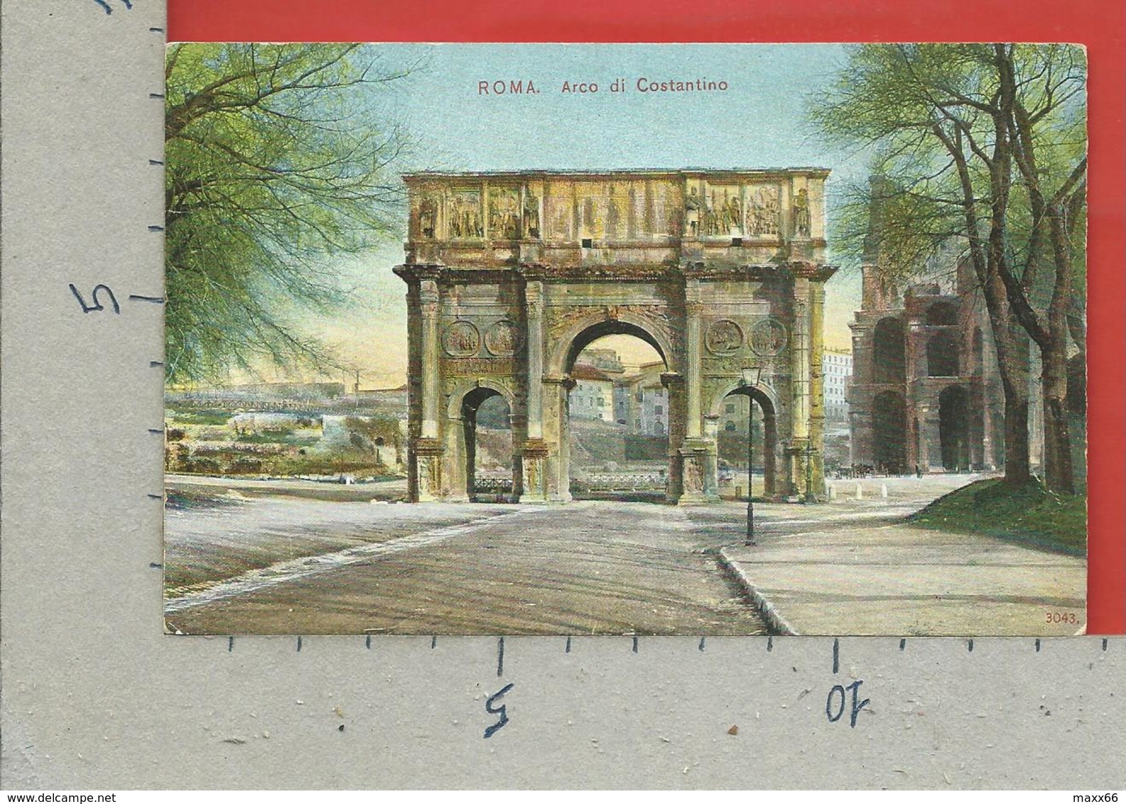 CARTOLINA NV ITALIA - ROMA - Arco Di Costantino - 9 X 14 - Otros Monumentos Y Edificios