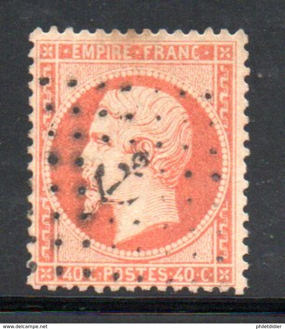 YT 23 OBLITERATION  ANCRE - COTE 20 € - 1862 Napoleone III