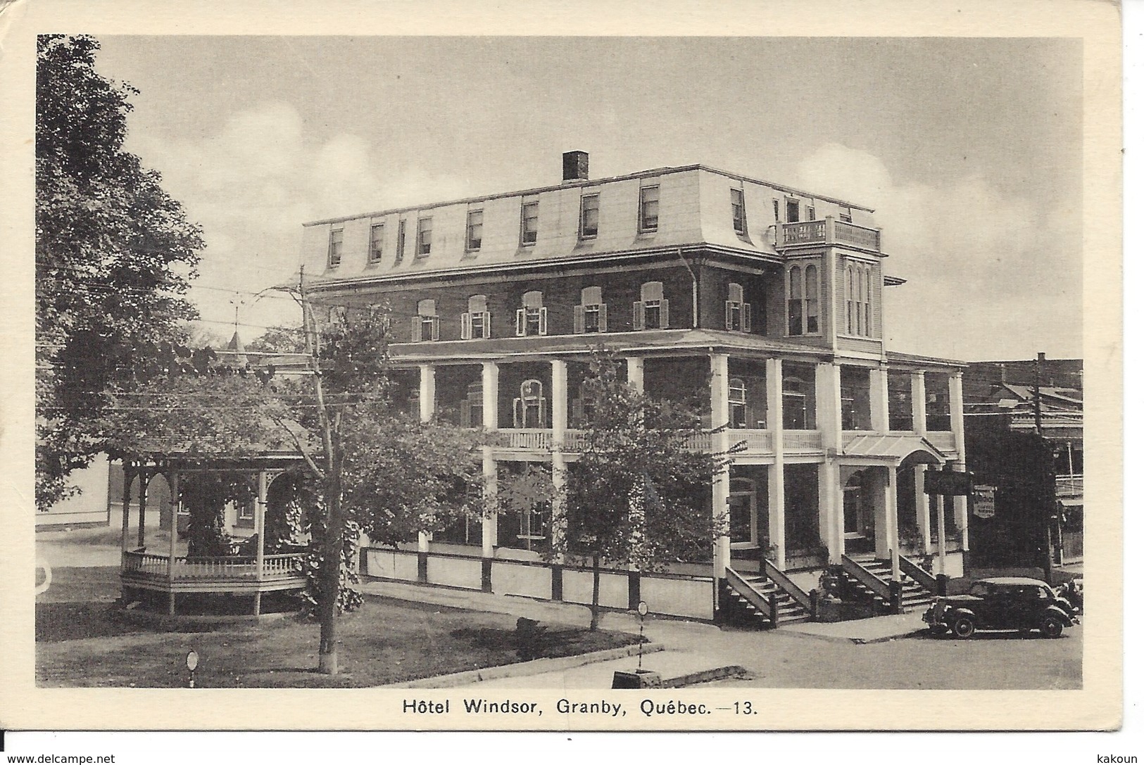 Hôtel Windsor, Granby, Québec, PECO, Unused  (18.808) - Granby