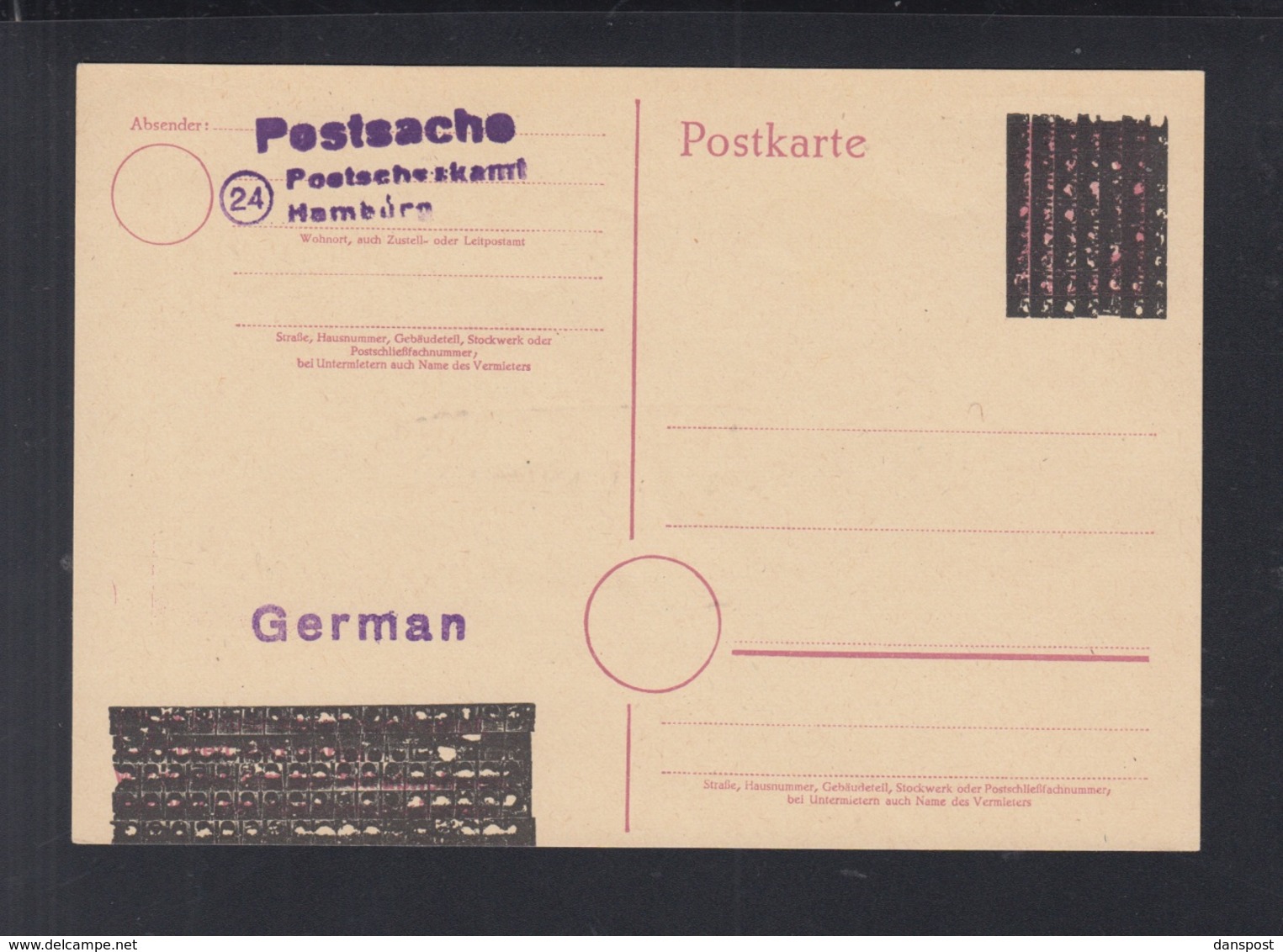 Postsache Hamburg 1945 - Sonstige & Ohne Zuordnung