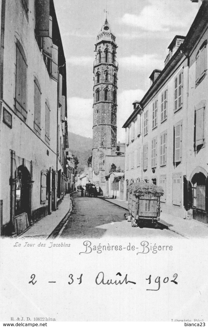 B65462 Cpa Bagnères De Bigorre - La Tour Des Jacobins - Bagneres De Bigorre