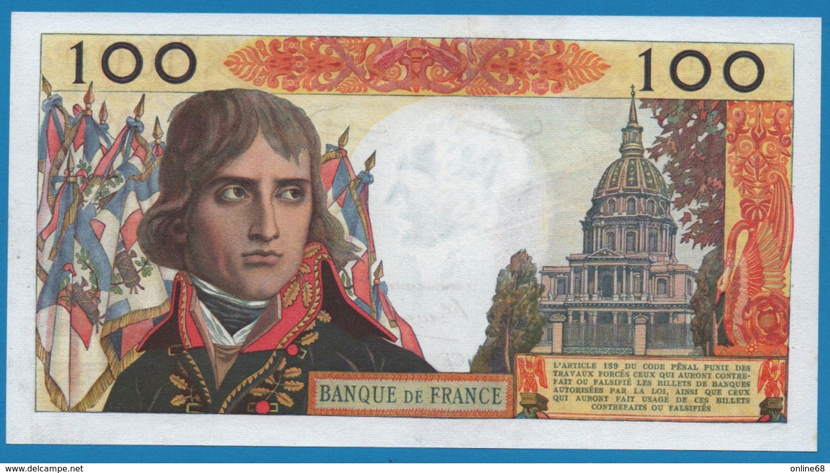 FRANCE 100 Nouveaux Francs 4.2.1960 " Bonaparte" 		# Q.52  09858 - 100 NF 1959-1964 ''Bonaparte''