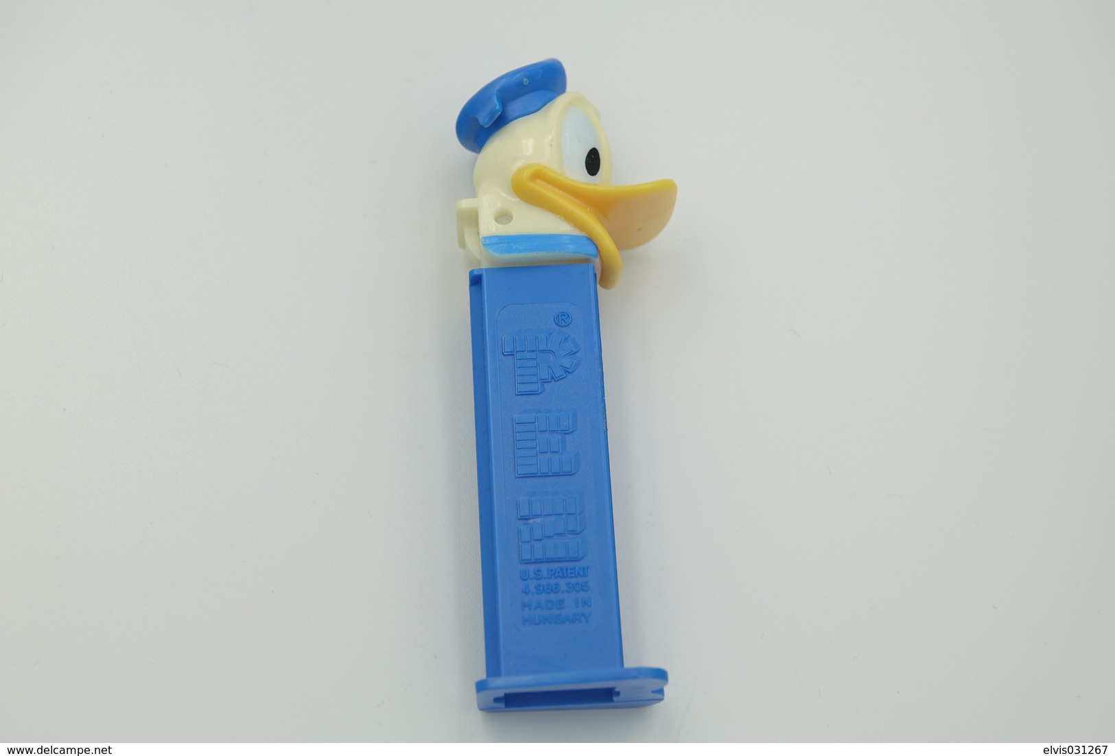 Vintage PEZ DISPENSER : DONALD DUCK - 1995 - Mickey Mouse Disney  - Us Patent Hungary Made L=12cm - Figurines