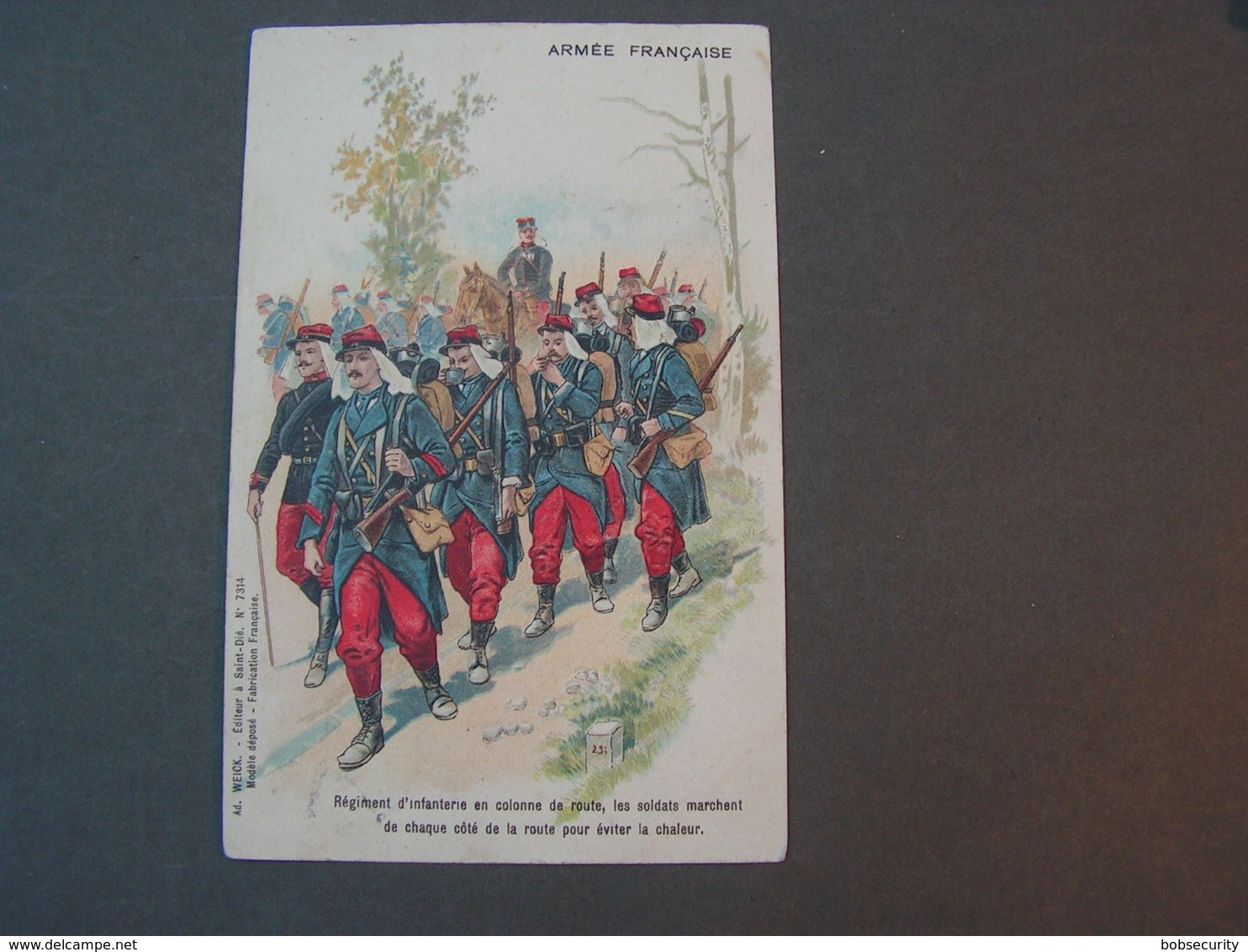 Armee Francaise , Aus Raon Plaine Vosges Nach Zürich 1909 - Uniformes