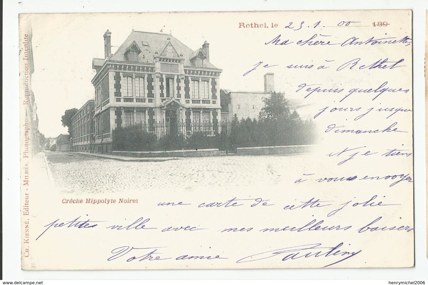 08 Ardennes Rethel  Cachet 1900 - 1877-1920: Semi Modern Period