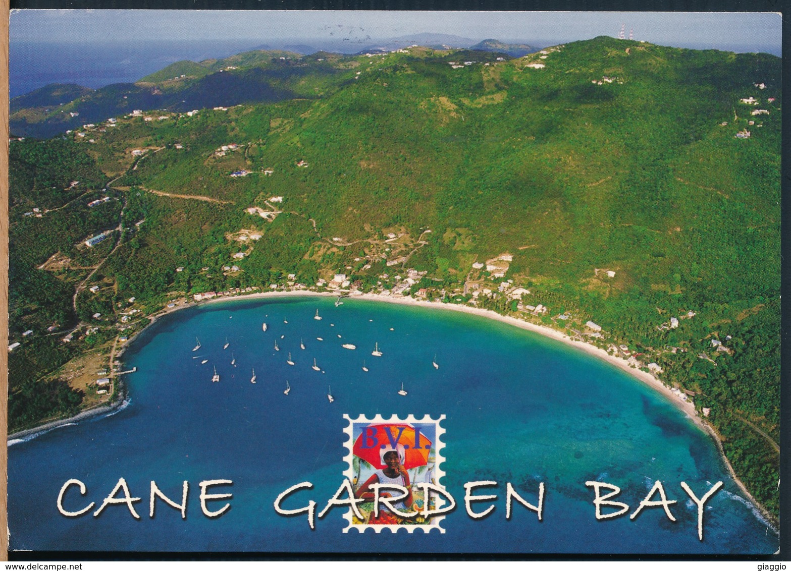 °°° 19366 - BRITISH VIRGIN ISLANDS - CANE GARDEN BAY - 2002 With Stamps °°° - Jungferninseln, Britische
