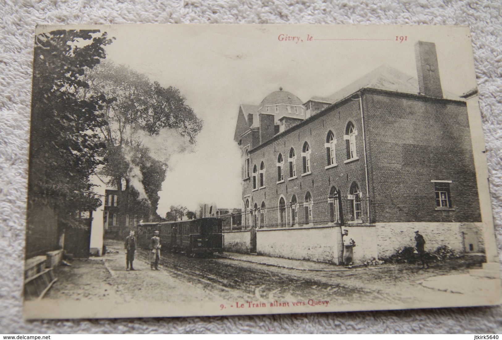 Givry "Le Train Allant Vers Quévy" - Quevy