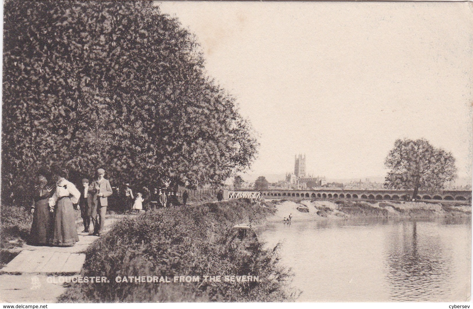 GLOUCESTER - Cathedral From The Severn - Gloucester