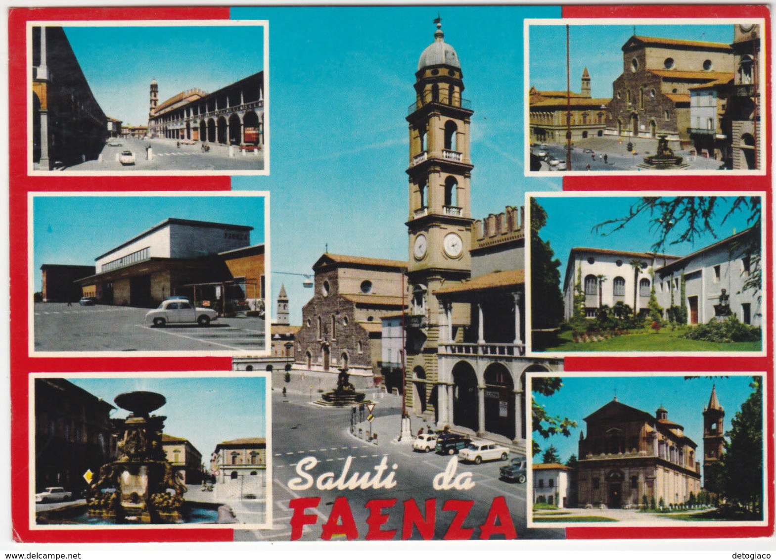 FAENZA - RAVENNA - SALUTI DA... - VEDUTINE - VIAGG. 1974 -23031- - Ravenna