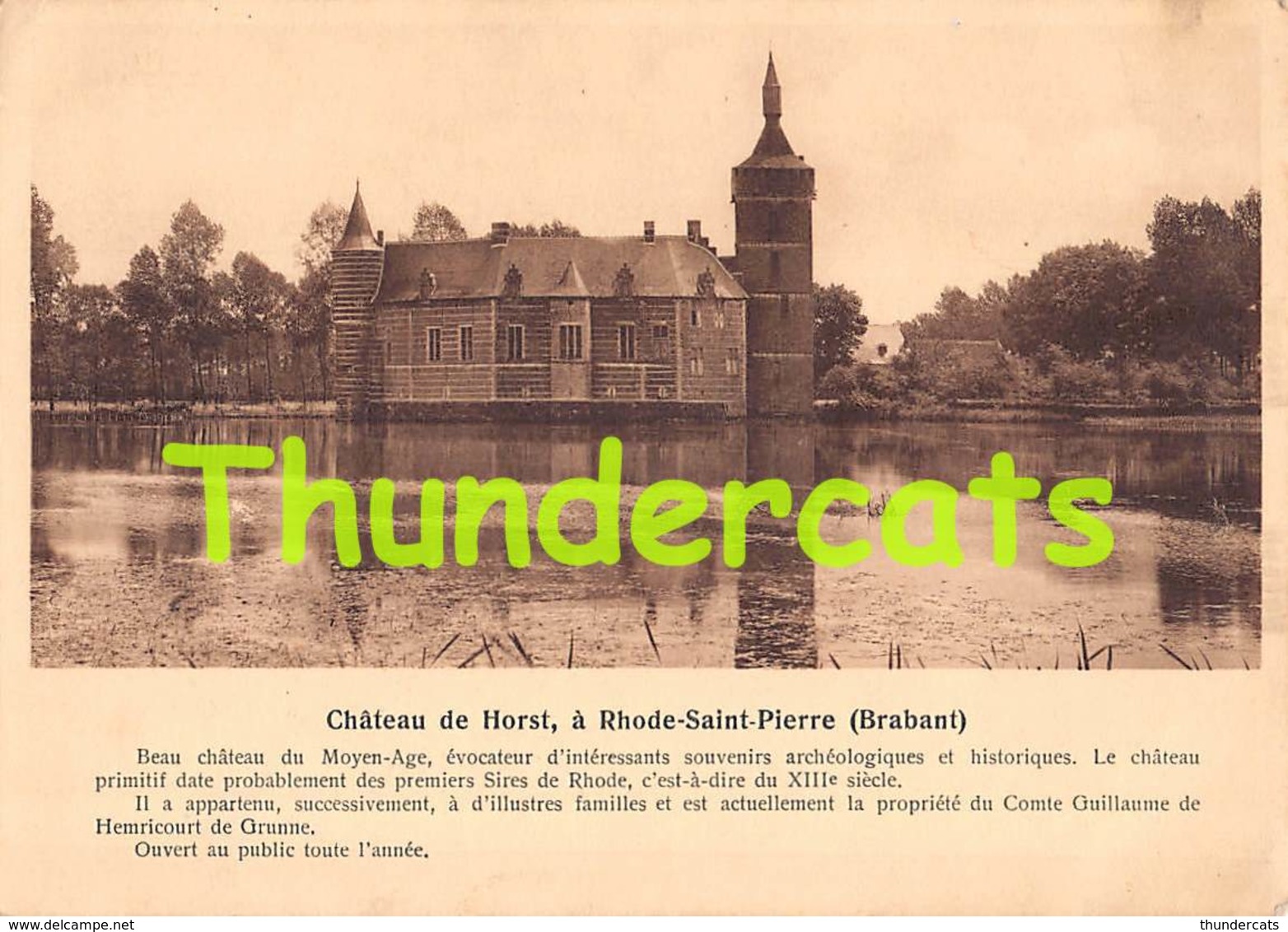 CPA CHATEAU DE HORST A RHODE  SAINT PIERRE - Holsbeek