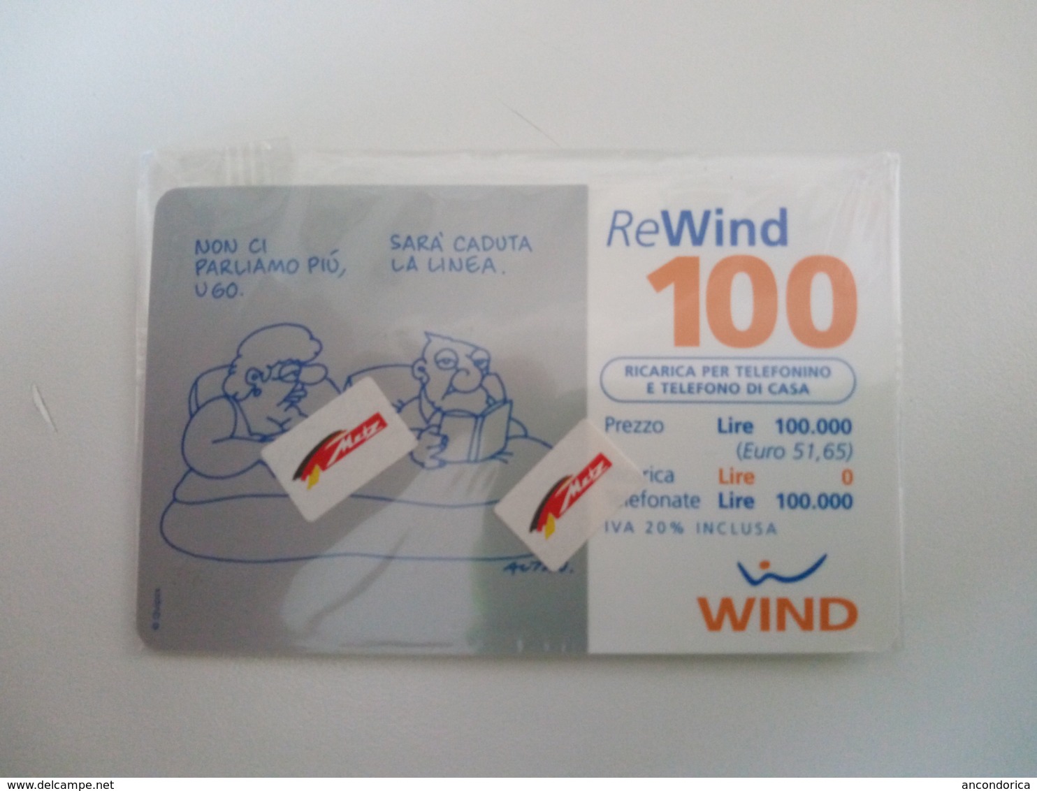 INTROVABILI & RARE - Wind Altan 100 - 1263 - Cartes GSM Prépayées & Recharges