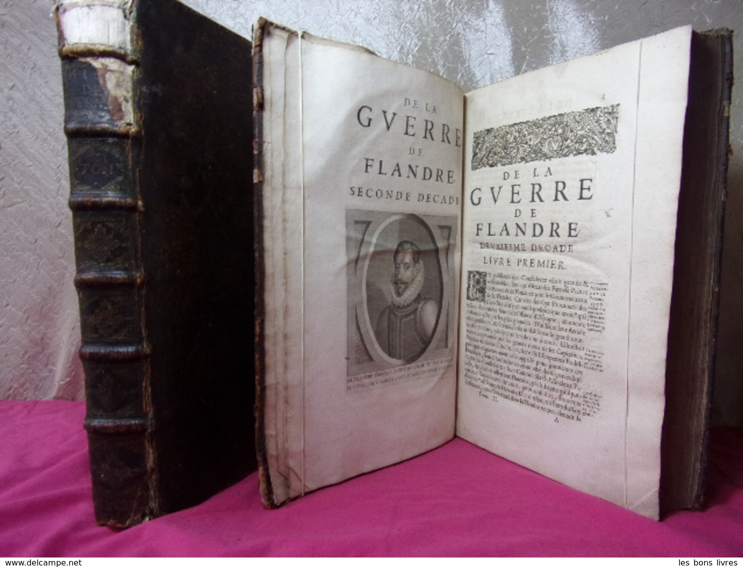 1659. Famianus Strada Histoire De La Guerre Des Flandres 2/2vols In Folio - Jusque 1700