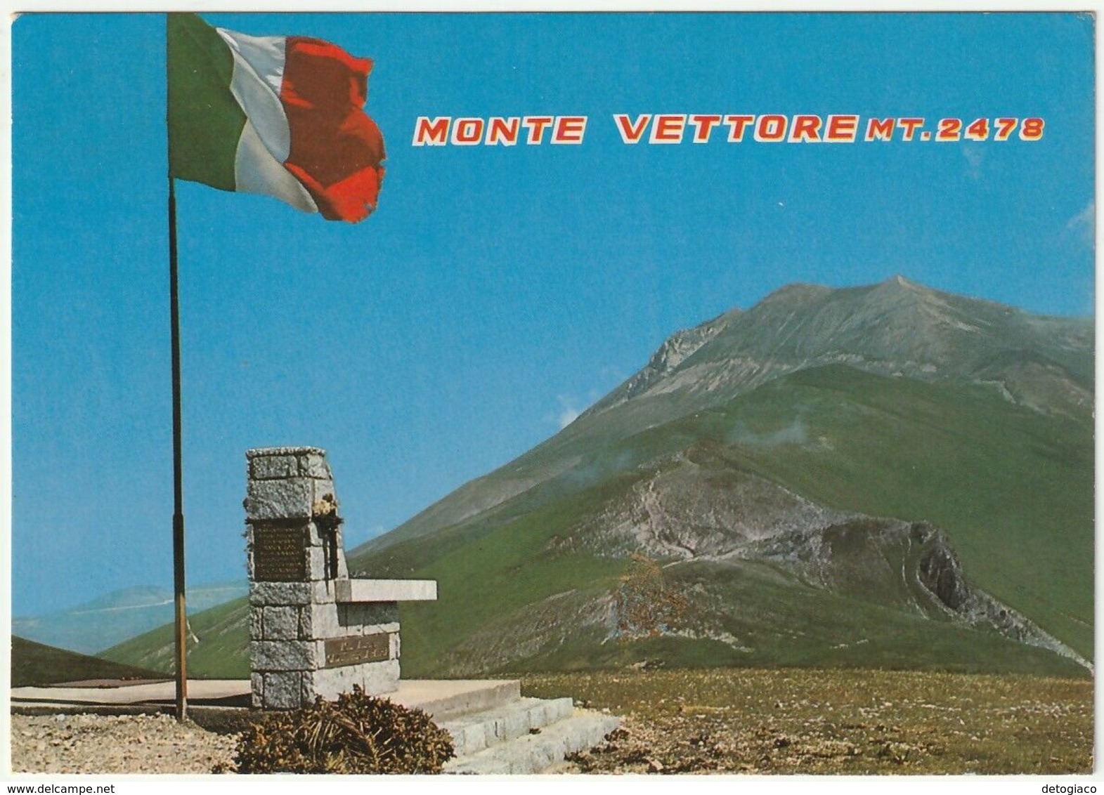 MONTE VETTORE - ASCOLI PICENO - FORCA DI PRESTA - MONUMENTO AGLI ALPINI -40333- - Ascoli Piceno