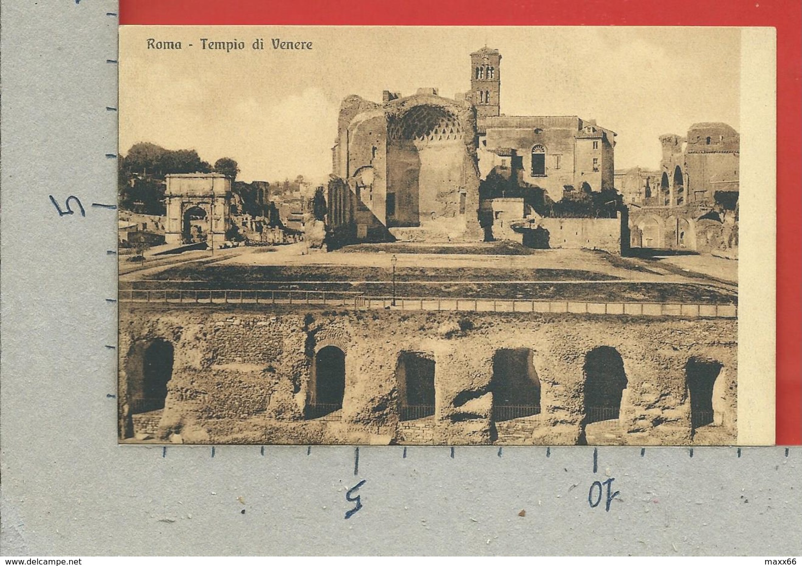 CARTOLINA NV ITALIA - ROMA - Tempio Di Venere - 9 X 14 - Altri Monumenti, Edifici