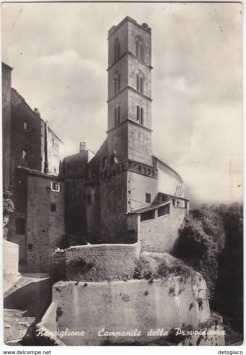 RONCIGLIONE - VITERBO - CAMPANILE DELLA PROVVIDENZA - VIAGG. 1958 -33469- - Viterbo