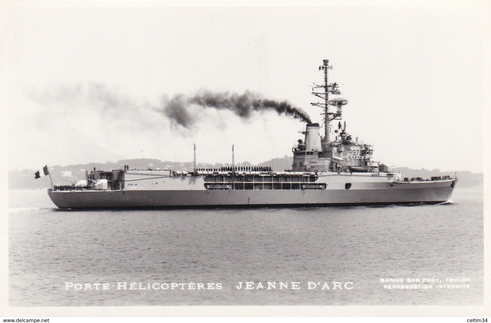 BATEAU   ---  GUERRE   --- Porte Hélicoptères  JEANNE  D' ARC - Warships