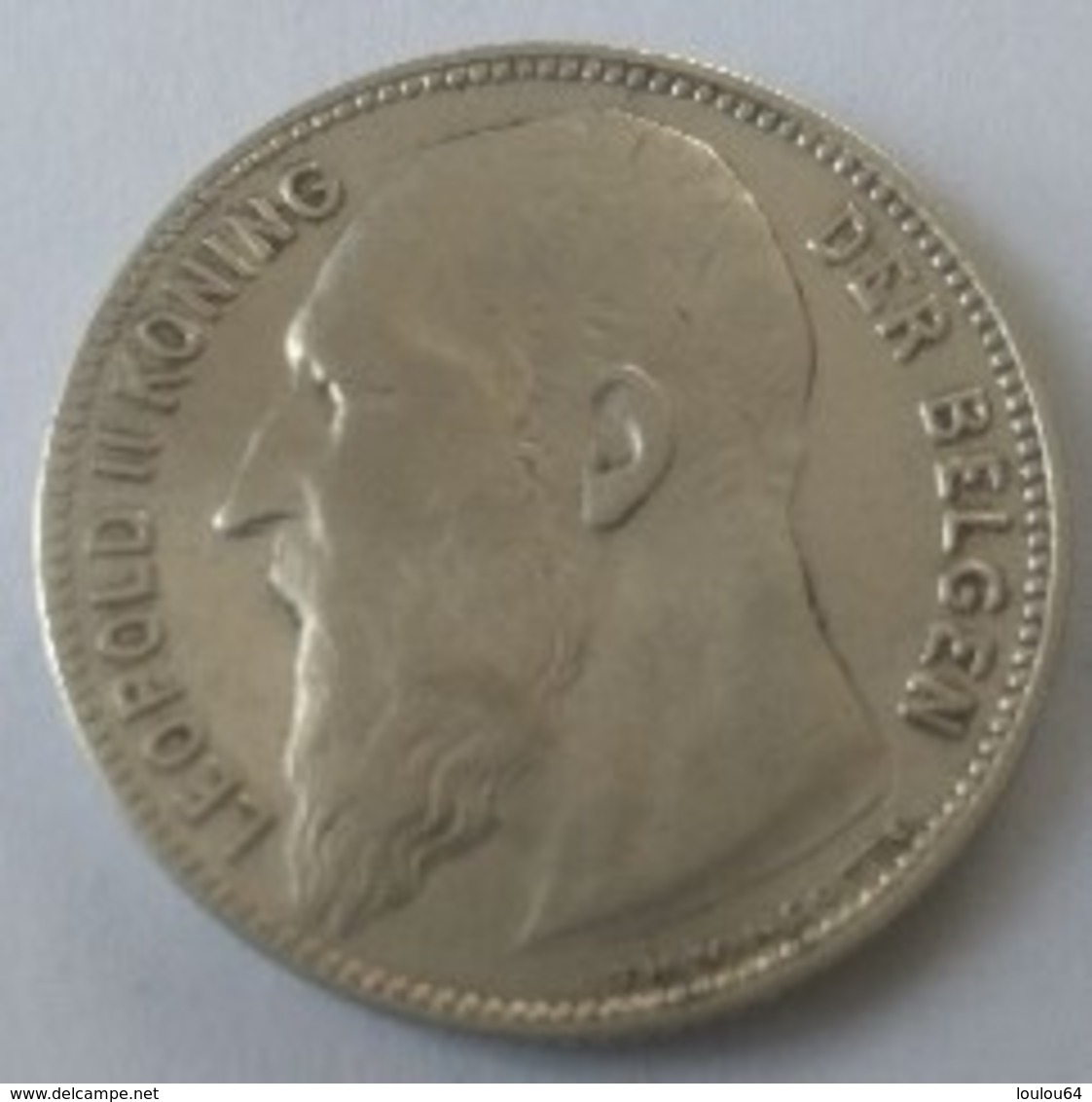 1 FRANK  1909  -  LEOPOLD II -  SUPERBE - Argent - - 1 Franc