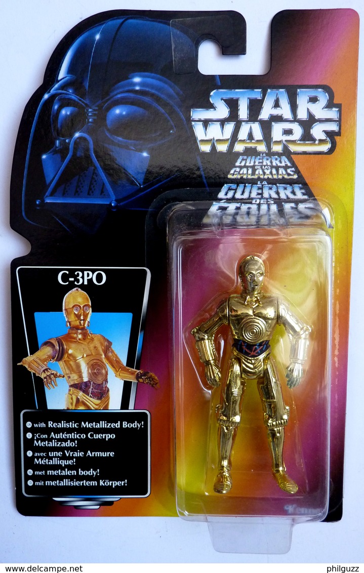 STAR WARS 1995 BLISTER EU LA GUERRE DES ETOILES FIGURINE C-3PO - Power Of The Force