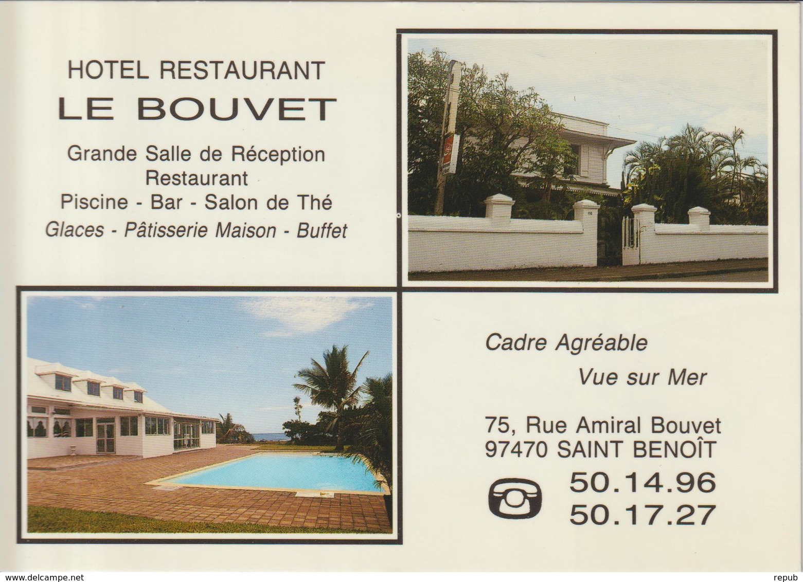 CPA Saint Benoit Restaurant Le Bouvet - Saint Benoît