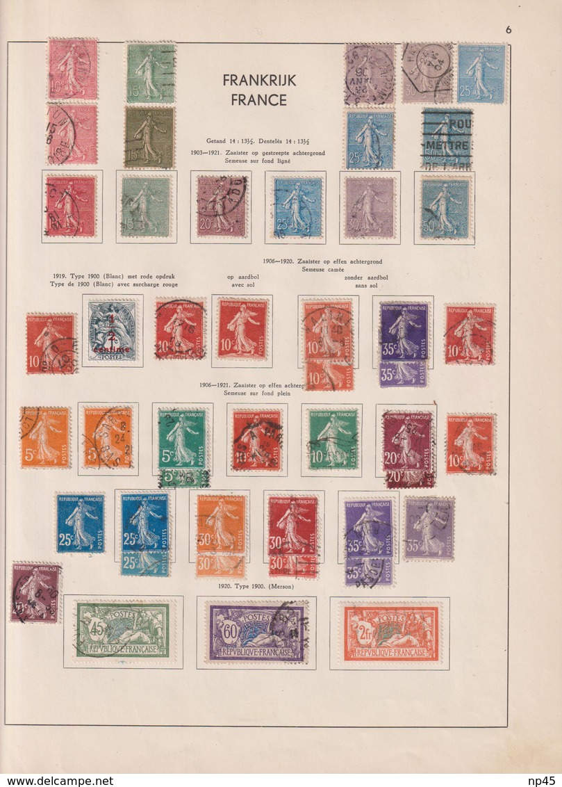 FRANCE PETITE  COLLECTION A PARTIR DE 1900 - Collections