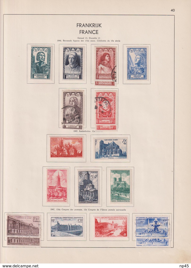 FRANCE PETITE  COLLECTION A PARTIR DE 1900