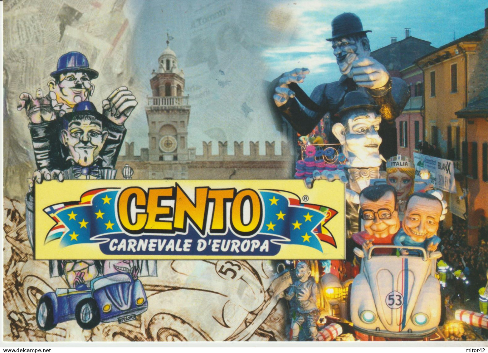 313-Carnevale Di CENTO (FE)-2008-Carneval-Carnival-Karneval-Bollo Speciale Figurato - Kathedrale Notre-Dame-Immaculée
