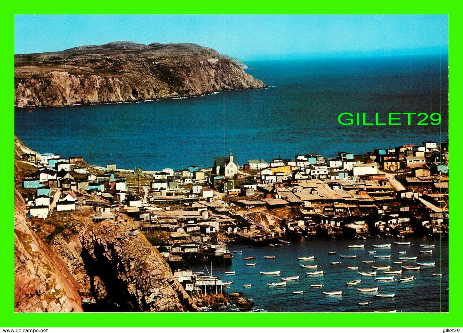 BAY DE VERDE, NEWFOUNDLAND - PRE-STAMPED POSTCARD - - St. John's