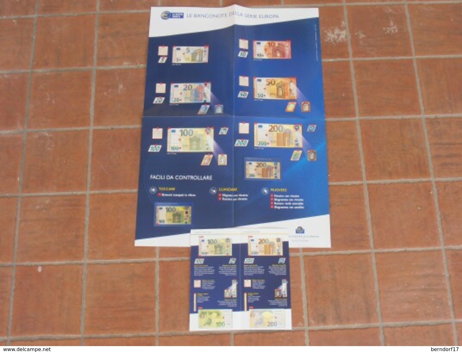 Le Banconote Della Serie Europa - Variétés Et Curiosités