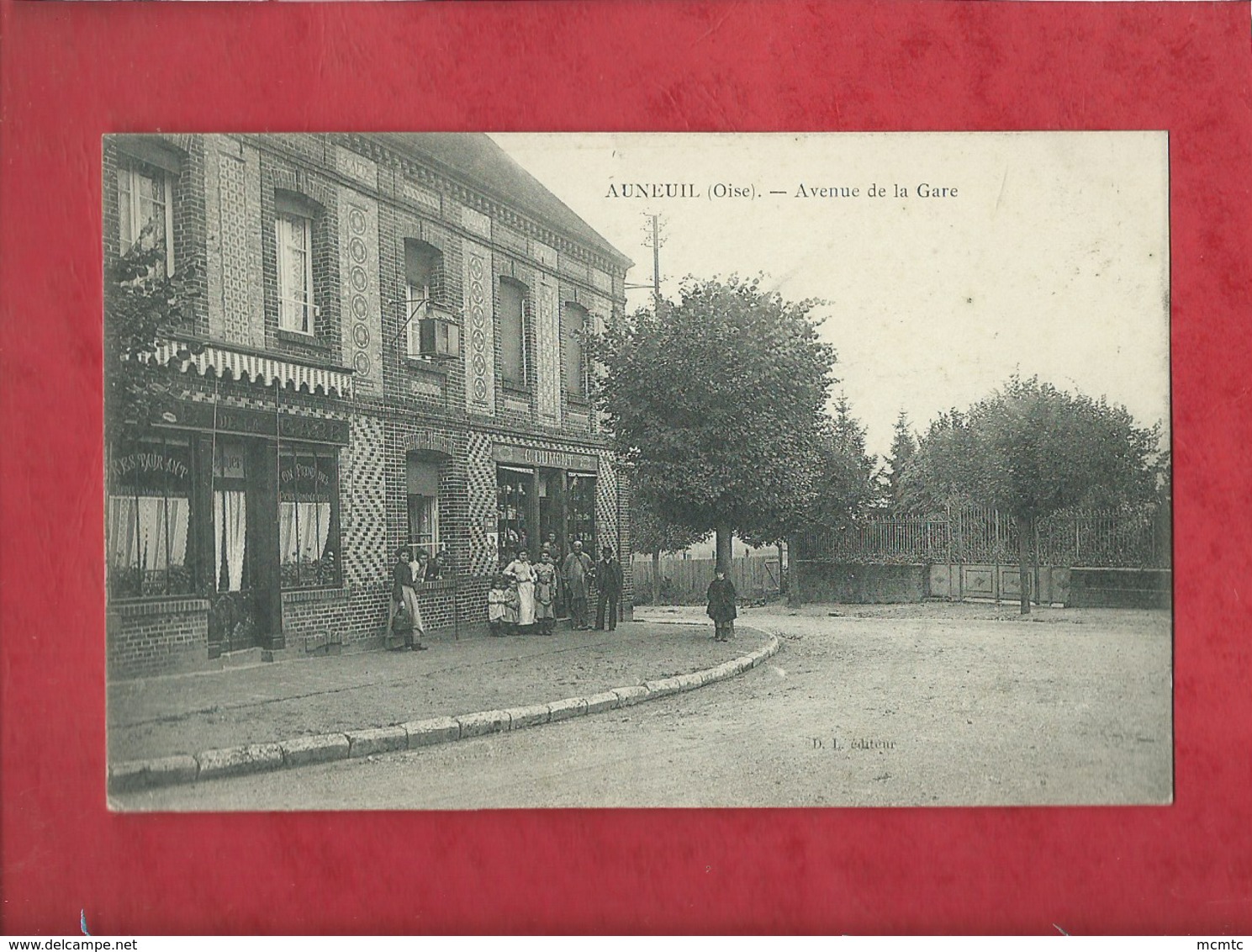 CPA  - Auneuil  - (Oise) - Avenue De La Gare - Auneuil
