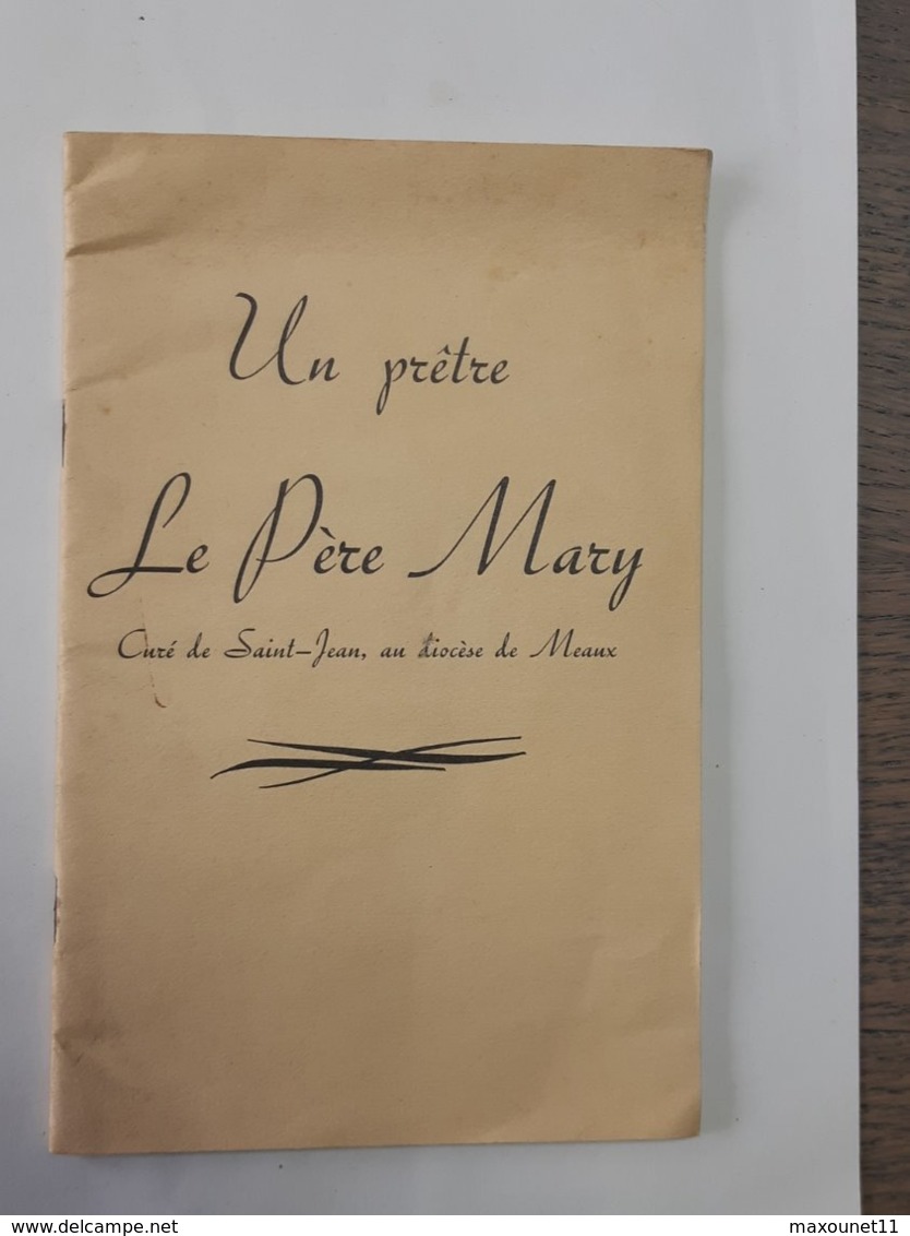 Lot De 2 Documents Et Une Photo Originale Du Pretre Père Mary De Meaux Né à La-Lande-Patry .... Lot80 . - Historical Documents