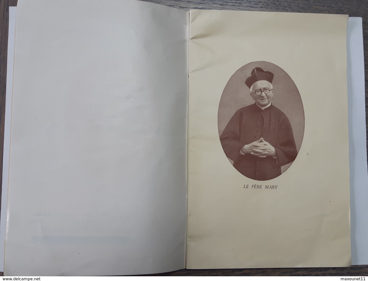 Lot De 2 Documents Et Une Photo Originale Du Pretre Père Mary De Meaux Né à La-Lande-Patry .... Lot80 . - Historical Documents