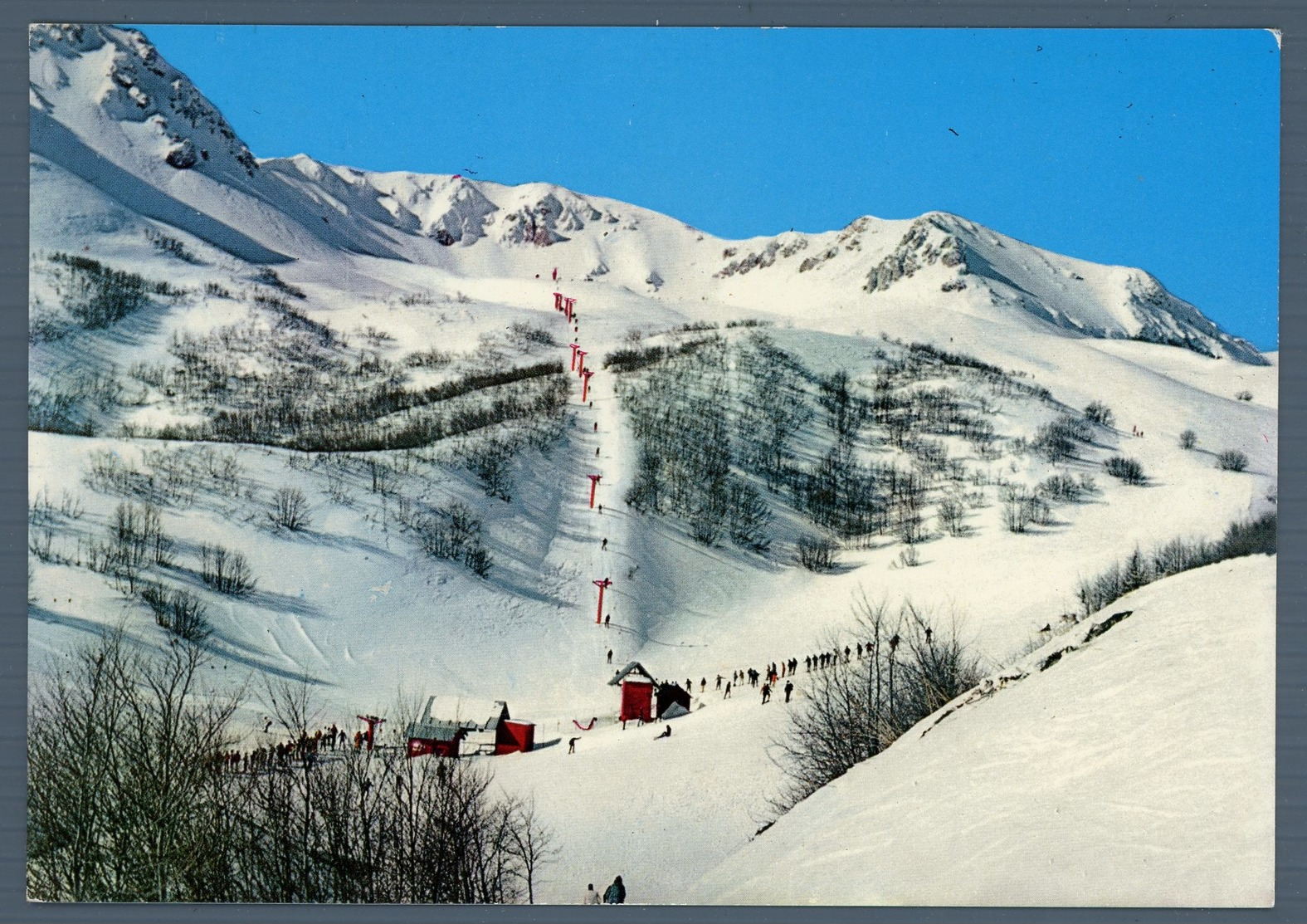 °°° Cartolina - Ovindoli Panorama Con Le Sciovie M. Freddo E Anfiteatro Nuova °°° - L'Aquila