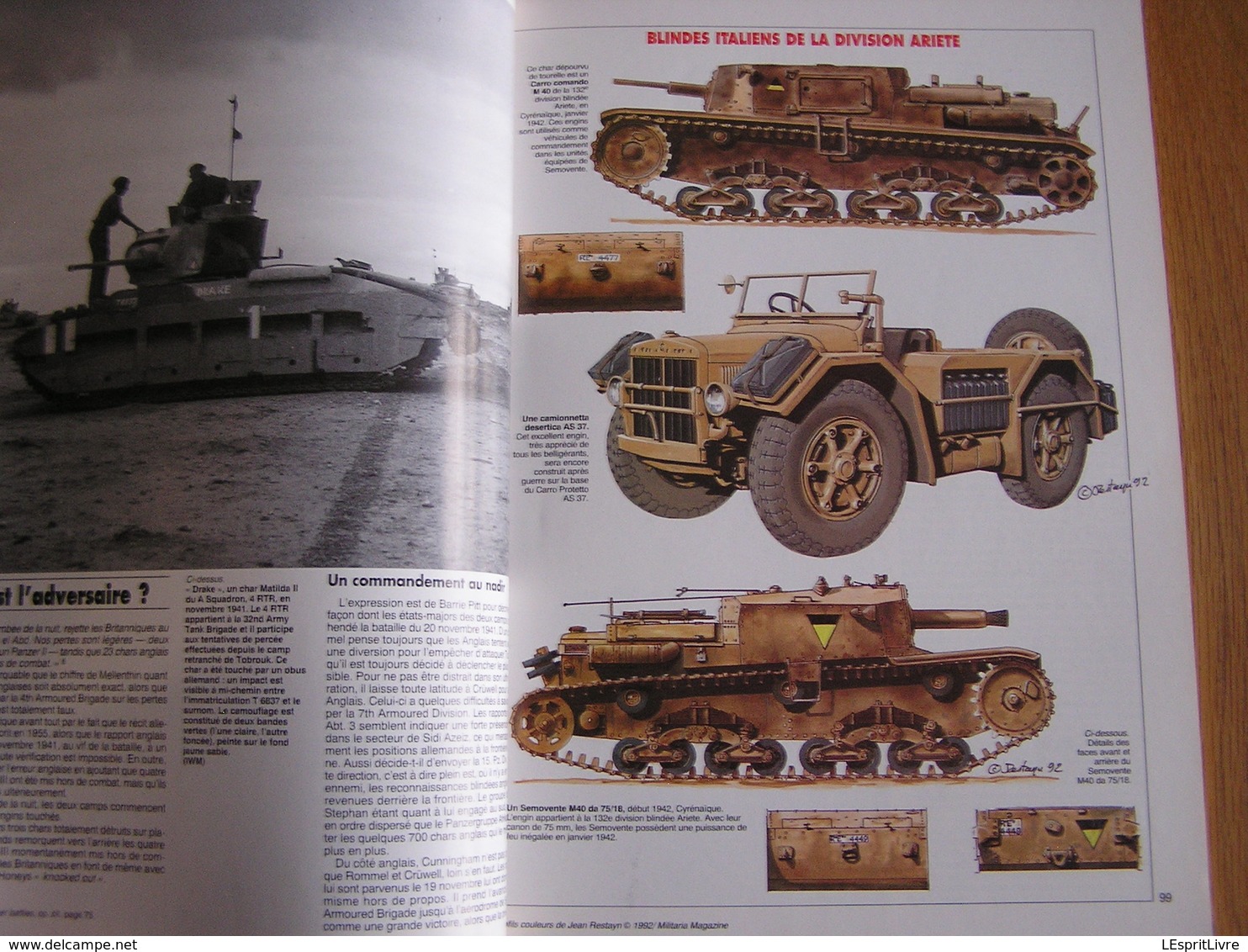 ARMES MILITARIA Magazine Hors Série N° 6 Guerre 40 45 Afrique Bir Hakeim 2 Rommel Afrikakorps Tank Tobrouk Panzer Char