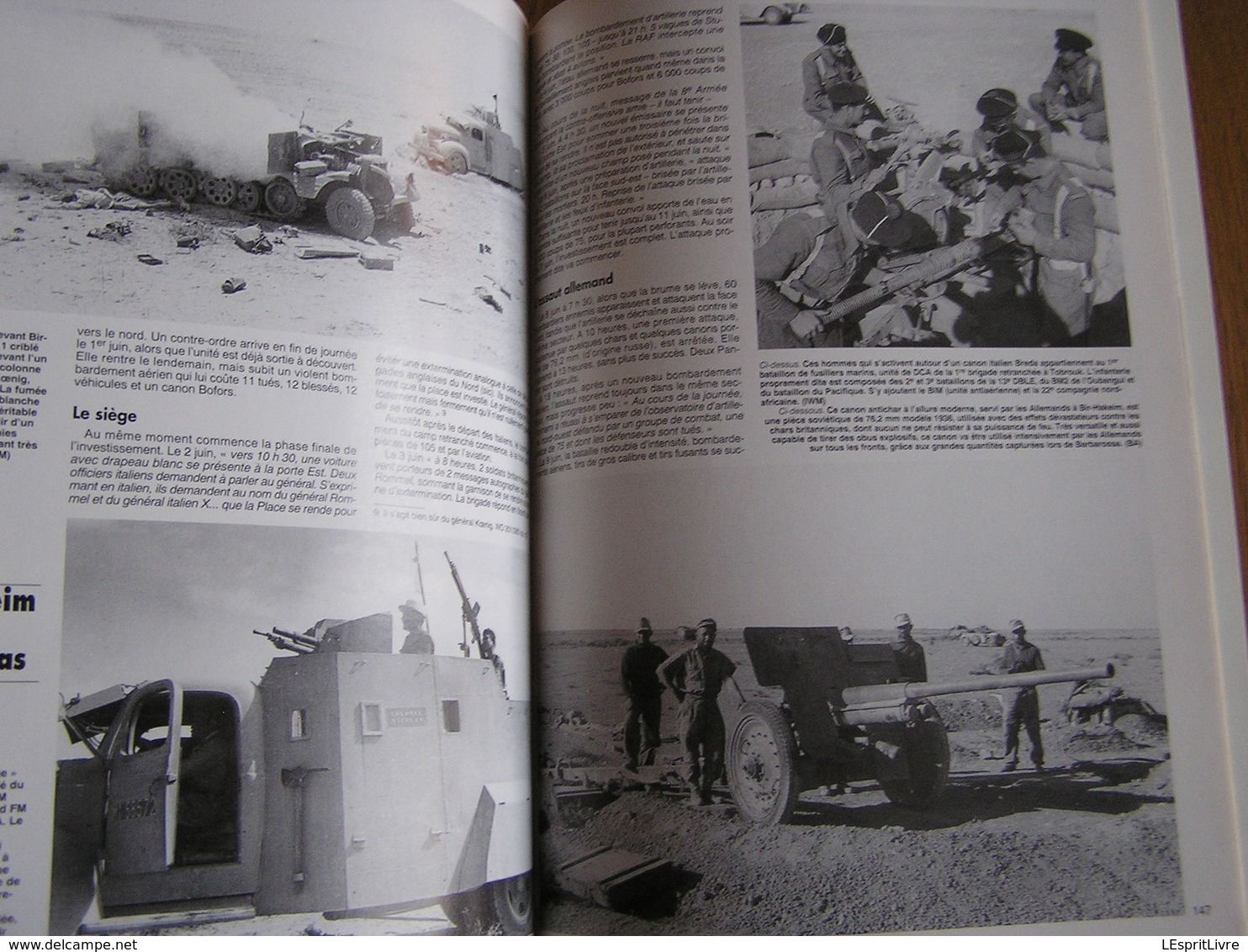 ARMES MILITARIA Magazine Hors Série N° 6 Guerre 40 45 Afrique Bir Hakeim 2 Rommel Afrikakorps Tank Tobrouk Panzer Char