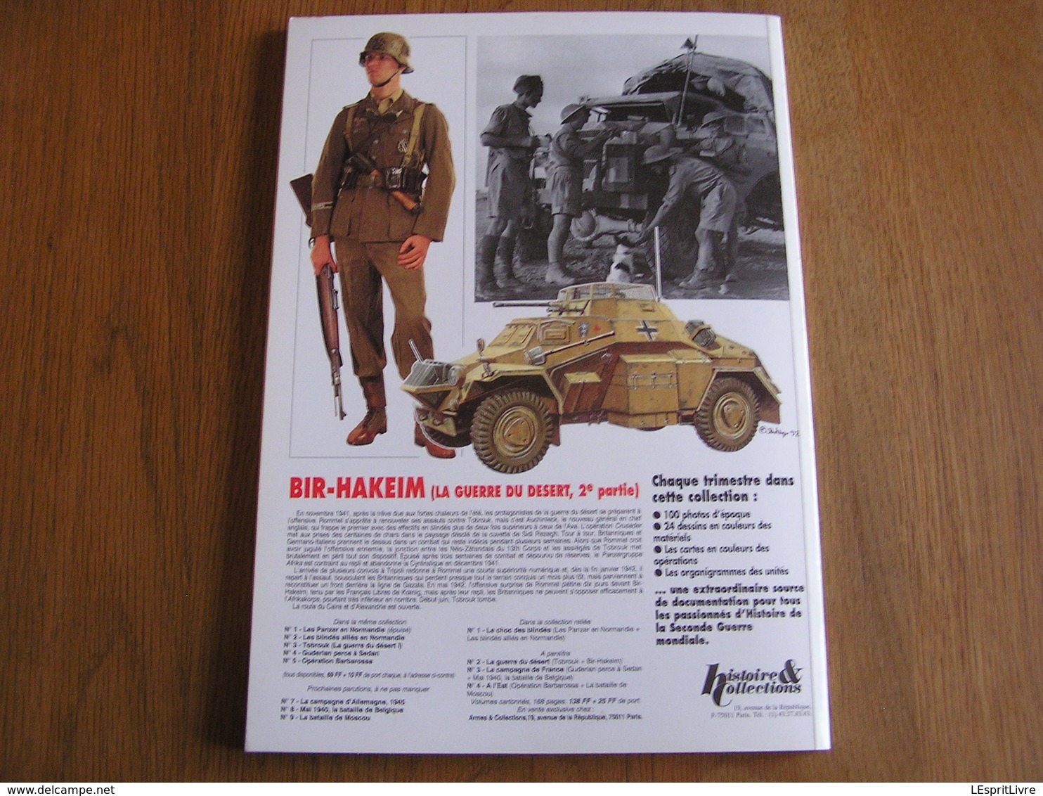 ARMES MILITARIA Magazine Hors Série N° 6 Guerre 40 45 Afrique Bir Hakeim 2 Rommel Afrikakorps Tank Tobrouk Panzer Char