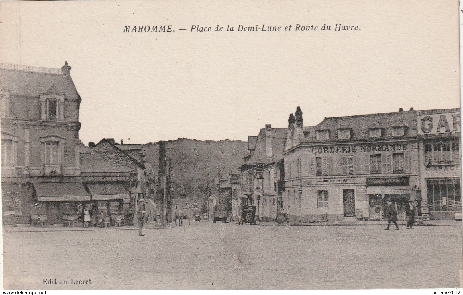 76 Maromme. Place De La Demi Lune Et Route Du Havre - Maromme