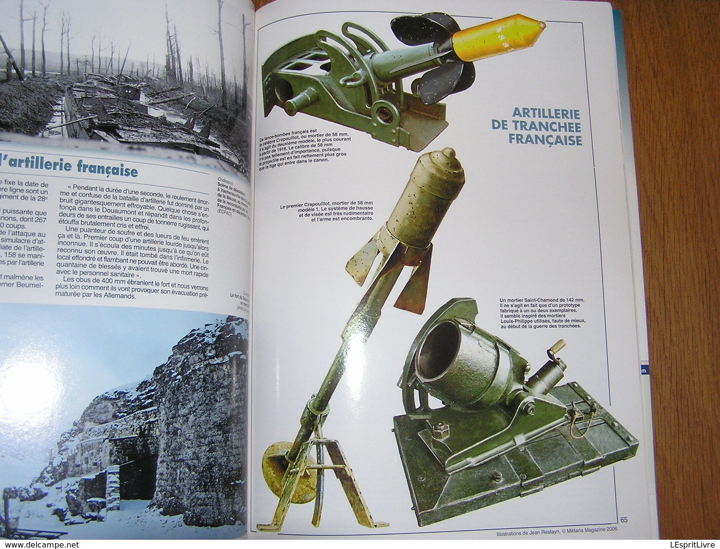 ARMES MILITARIA Magazine Hors Série N° 61 Guerre 14 18 Verdun 1916 Douaumont Fort Artillerie Vaux Aviation Tranchée