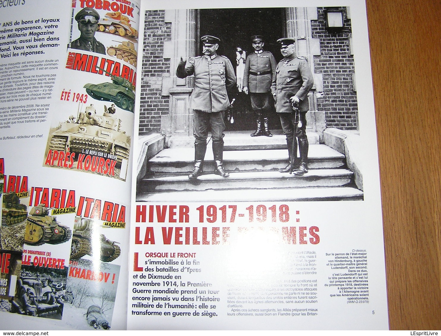 ARMES MILITARIA Magazine Hors Série N° 70 Guerre 14 18 1918 Aviation Char Mark 4 Tank Verdun Somme Marne Poilu Tranchée - Oorlog 1939-45