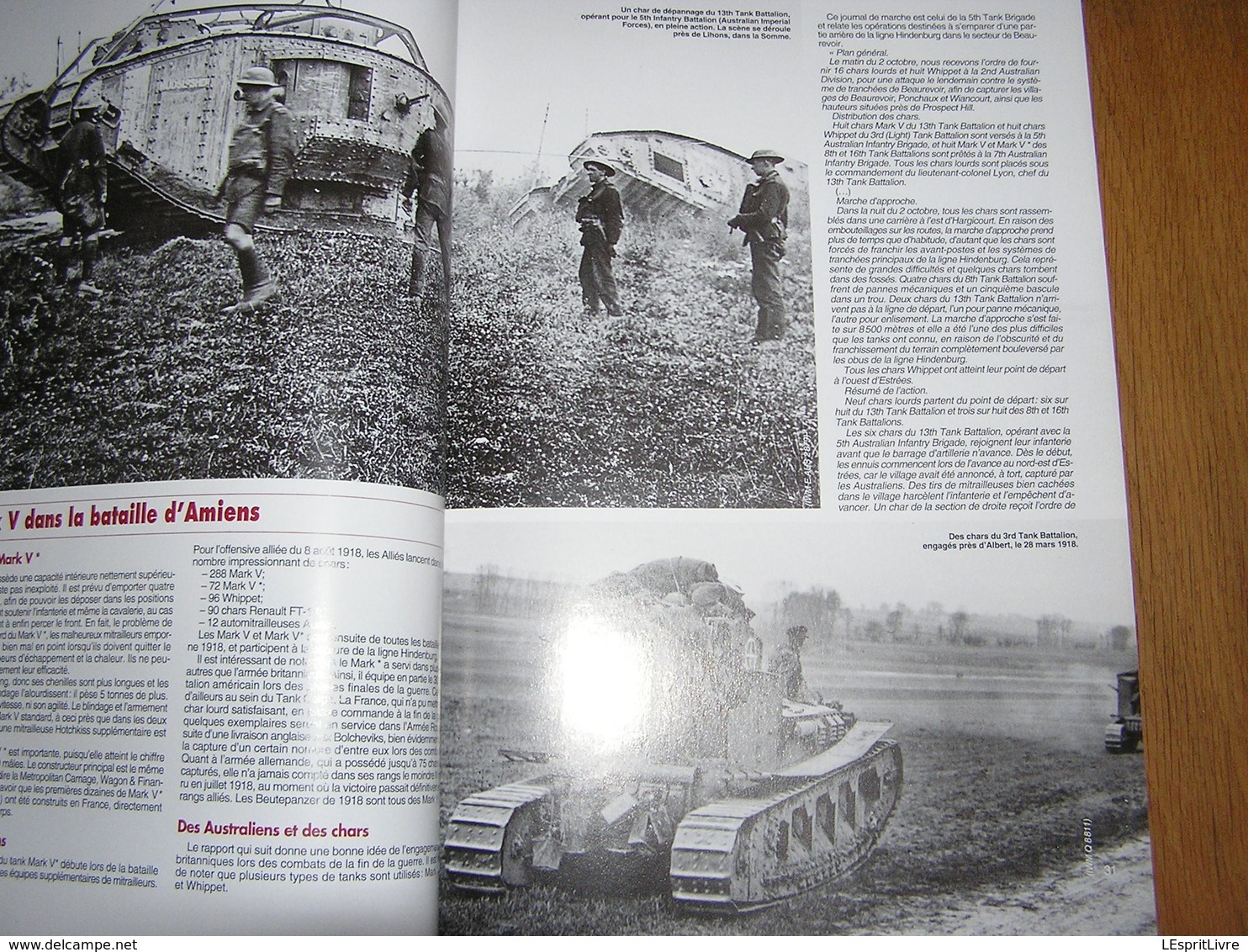 ARMES MILITARIA Magazine Hors Série N° 70 Guerre 14 18 1918 Aviation Char Mark 4 Tank Verdun Somme Marne Poilu Tranchée