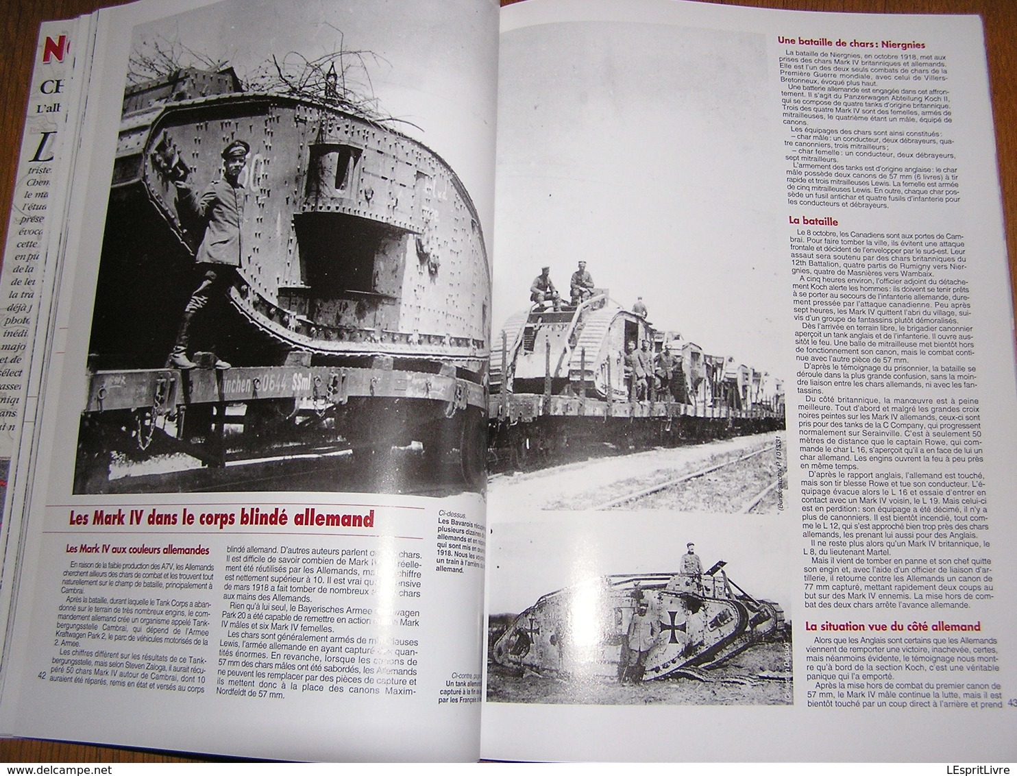 ARMES MILITARIA Magazine Hors Série N° 70 Guerre 14 18 1918 Aviation Char Mark 4 Tank Verdun Somme Marne Poilu Tranchée