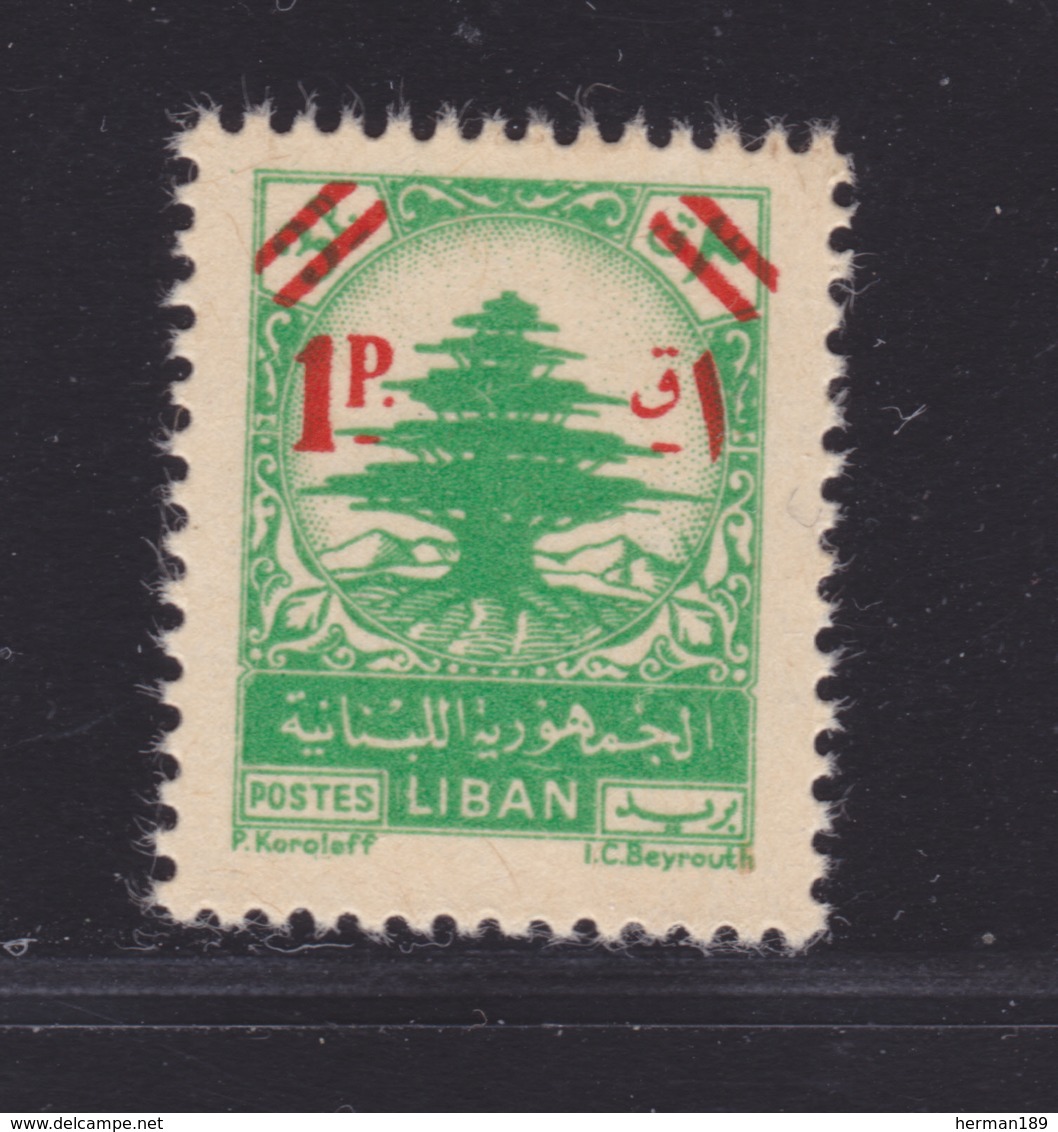 LIBAN N°   67 ** MNH Neuf Sans Charnière, TB (D9351) Cèdre, Surchargé - 1953 - Liban