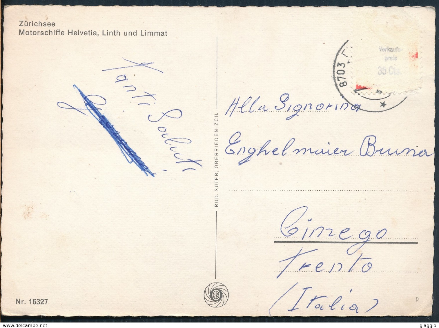 °°° 19406 - SVIZZERA - ZH - ZURICHSEE - VIEWS °°° - Zürich