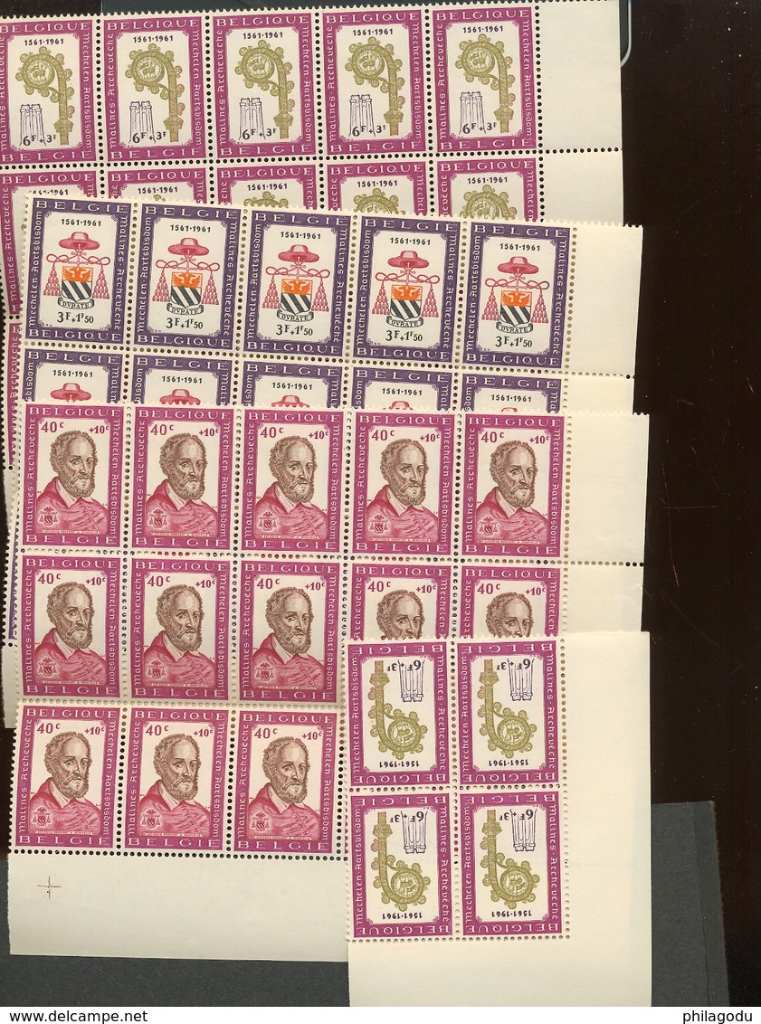 1188/1190 **   15 X Episcopat Malines. Mechelen** Cote 37,50 Et Un Cadeau - Unused Stamps