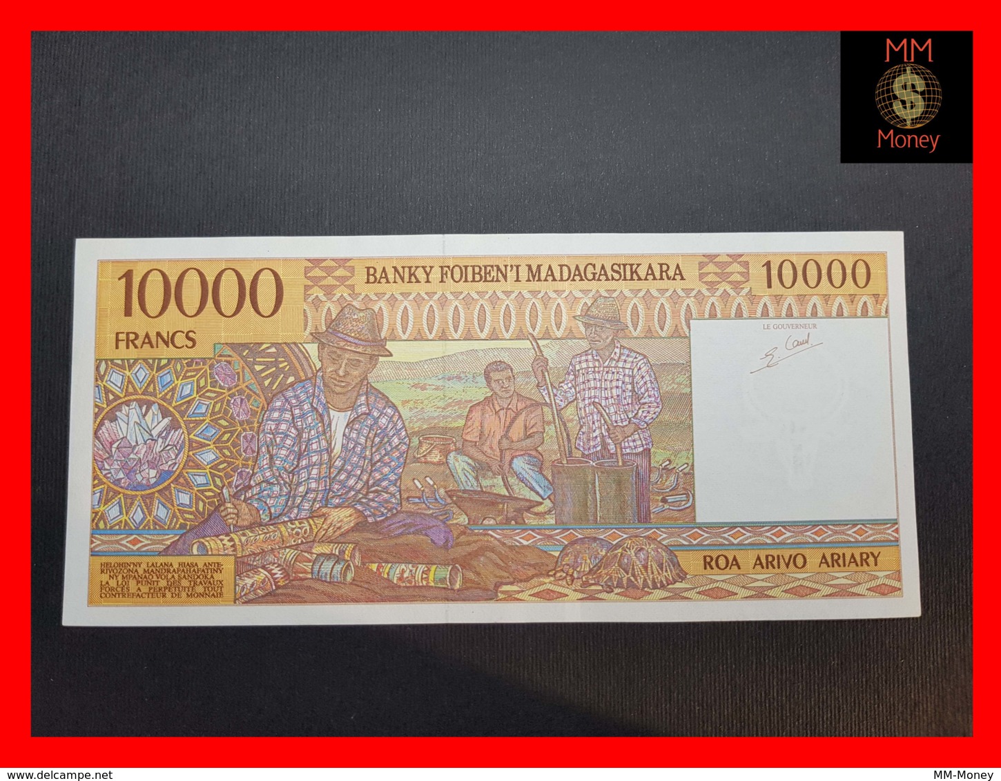 MADAGASCAR 10.000  10000 Francs 1995 P. 79 B   UNC - Madagascar