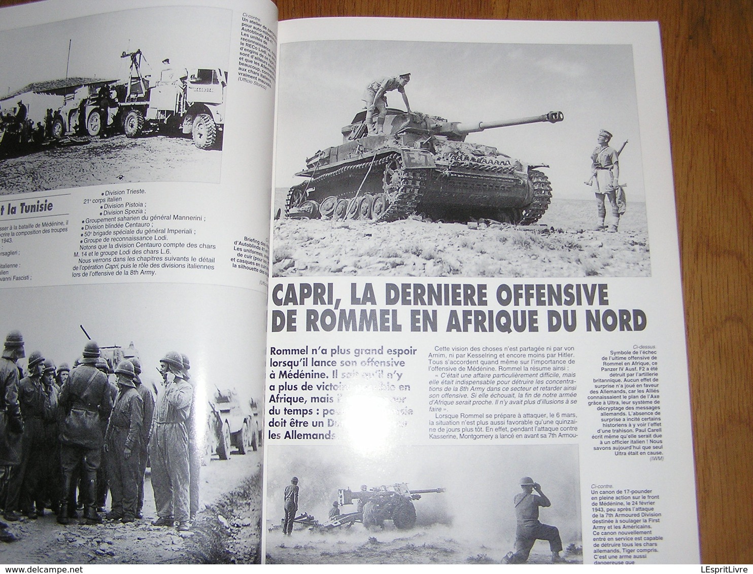 ARMES MILITARIA Magazine Hors Série N° 28 Guerre 40 45 Tunisie Afrique Ligne Mareth Armée Italienne Capri Rommel Messe