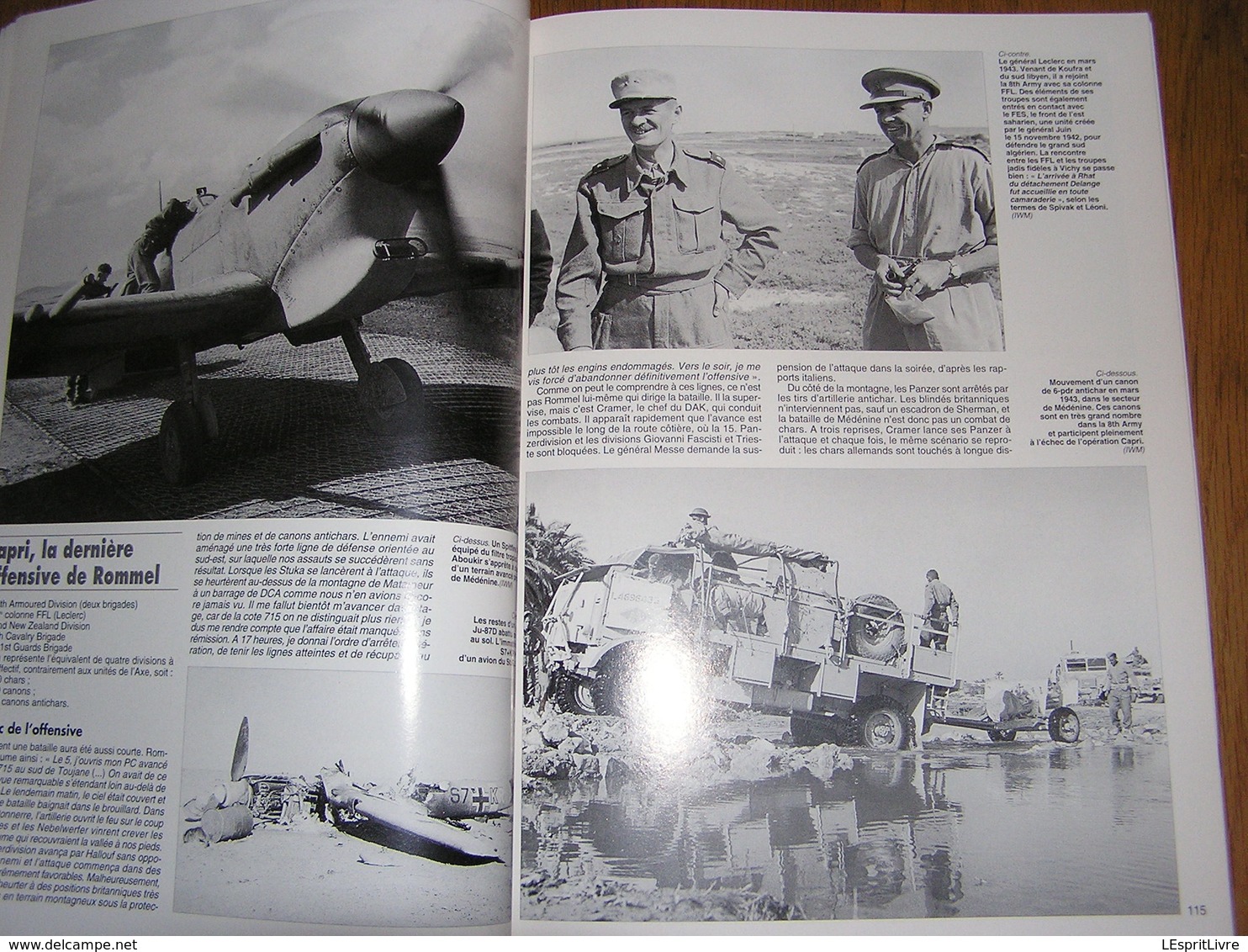 ARMES MILITARIA Magazine Hors Série N° 28 Guerre 40 45 Tunisie Afrique Ligne Mareth Armée Italienne Capri Rommel Messe