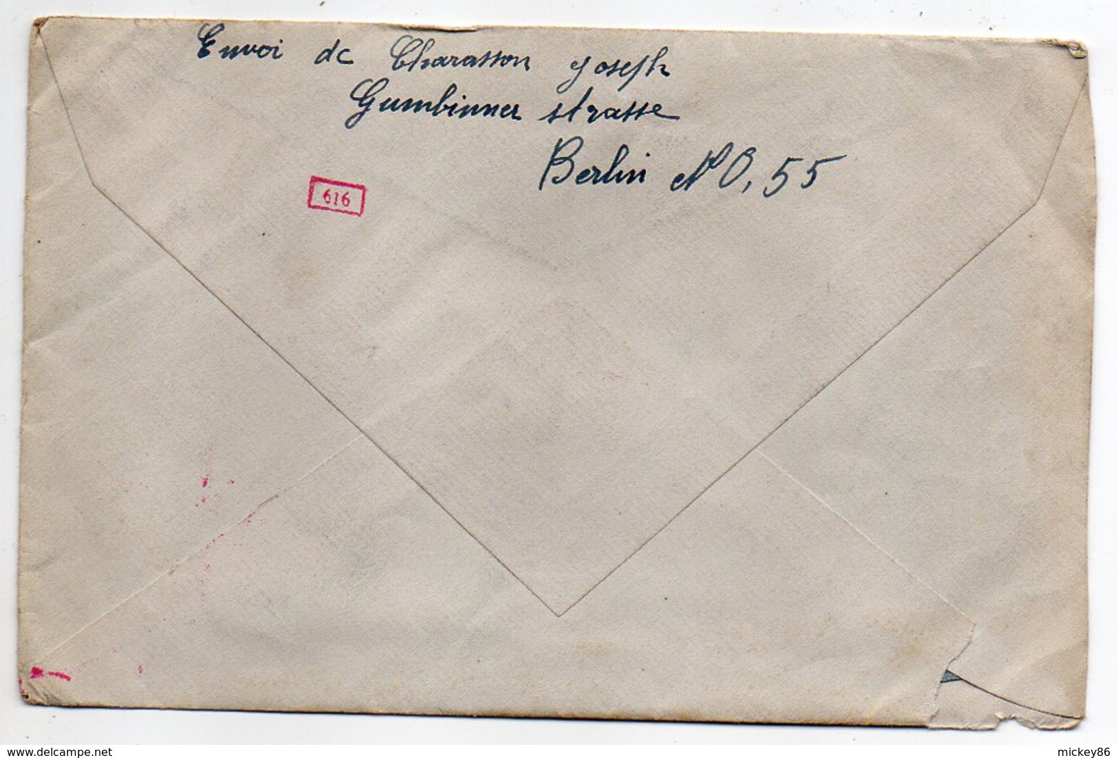 Allemagne -- 1943-- Tp N° 717 Sur Lettre  De Berlin N° 74   Pour LIGNIERES-18 (France)....cachet Ae........à Saisir - Lettres & Documents