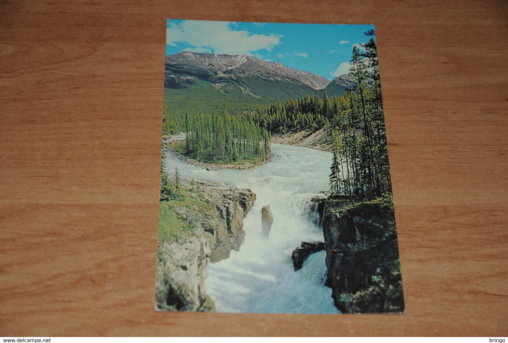 3218-          CANADA, ALBERTA, SUNWAPTA FALLS ALONG THE JASPER-BANFF HIGHWAY - Jasper